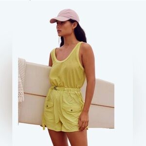 FP Movement by Free People Yellow Romper